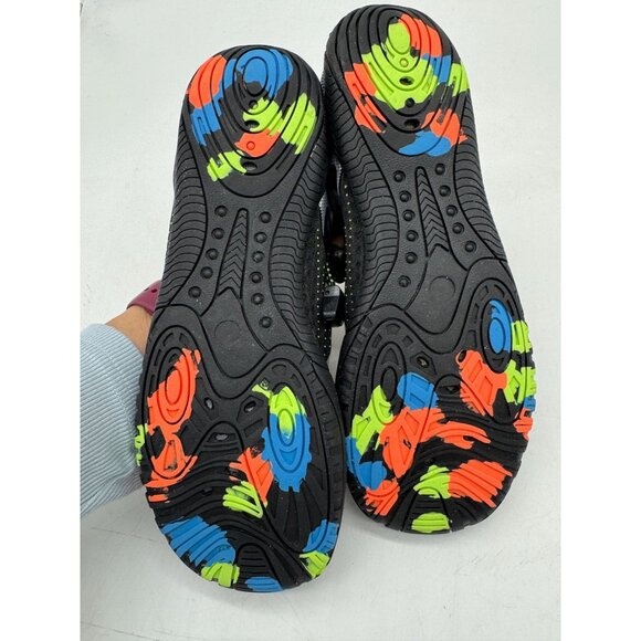 Sport.Z Mens Functional Athletic Shoes Size 40 Black/Green Lightweight Mesh - Picture 7 of 11